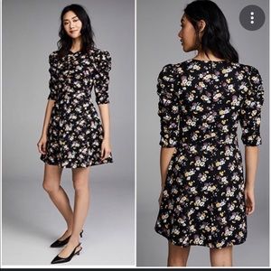 COPY - La Vie Rebecca Taylor Posey Twill Floral Dress XS